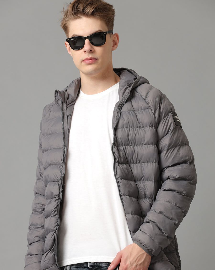 Charcoal Regular Fit Jacket