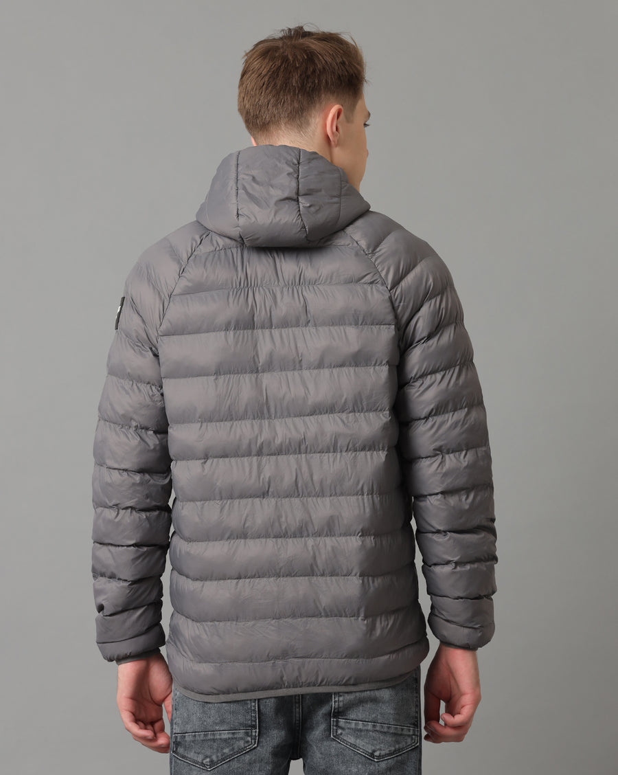 Charcoal Regular Fit Jacket