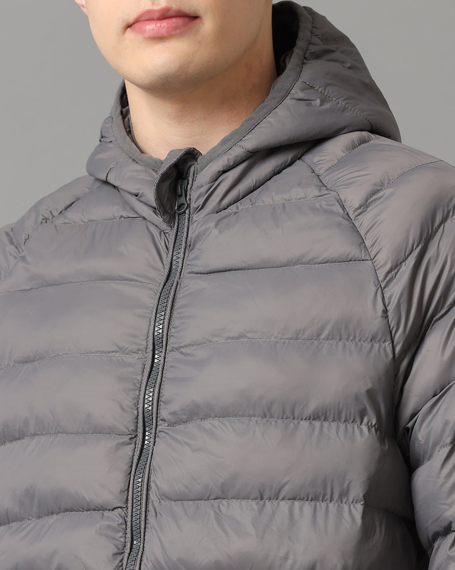 Charcoal Regular Fit Jacket