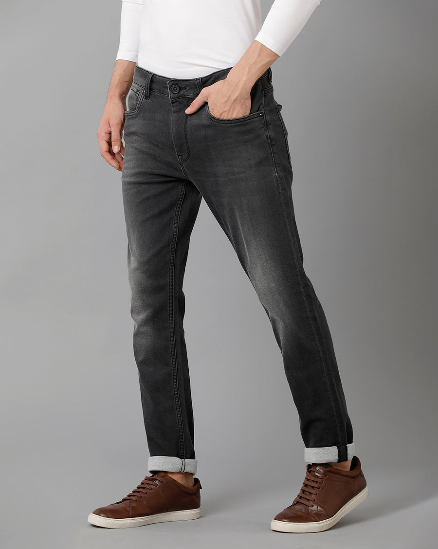 Black Track Skinny Jeans