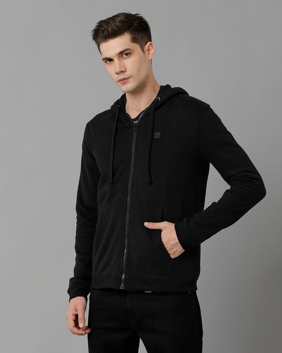 Voi Jeans Mens Regular Fit Mineral Black Sweatshirt