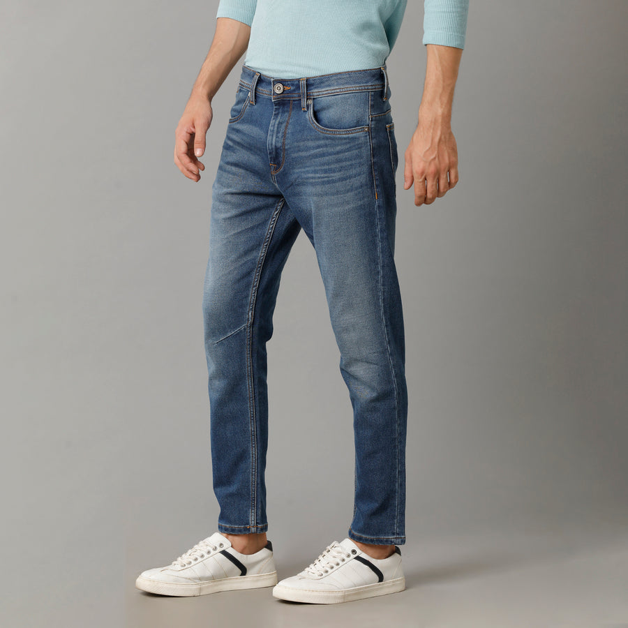 Men MID INDIGO Arturo Comfort Fit Jeans
