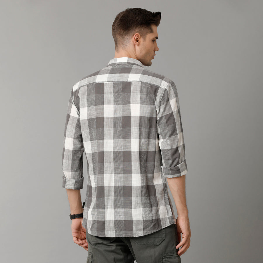 Grey Cks Slim Fit Shirt