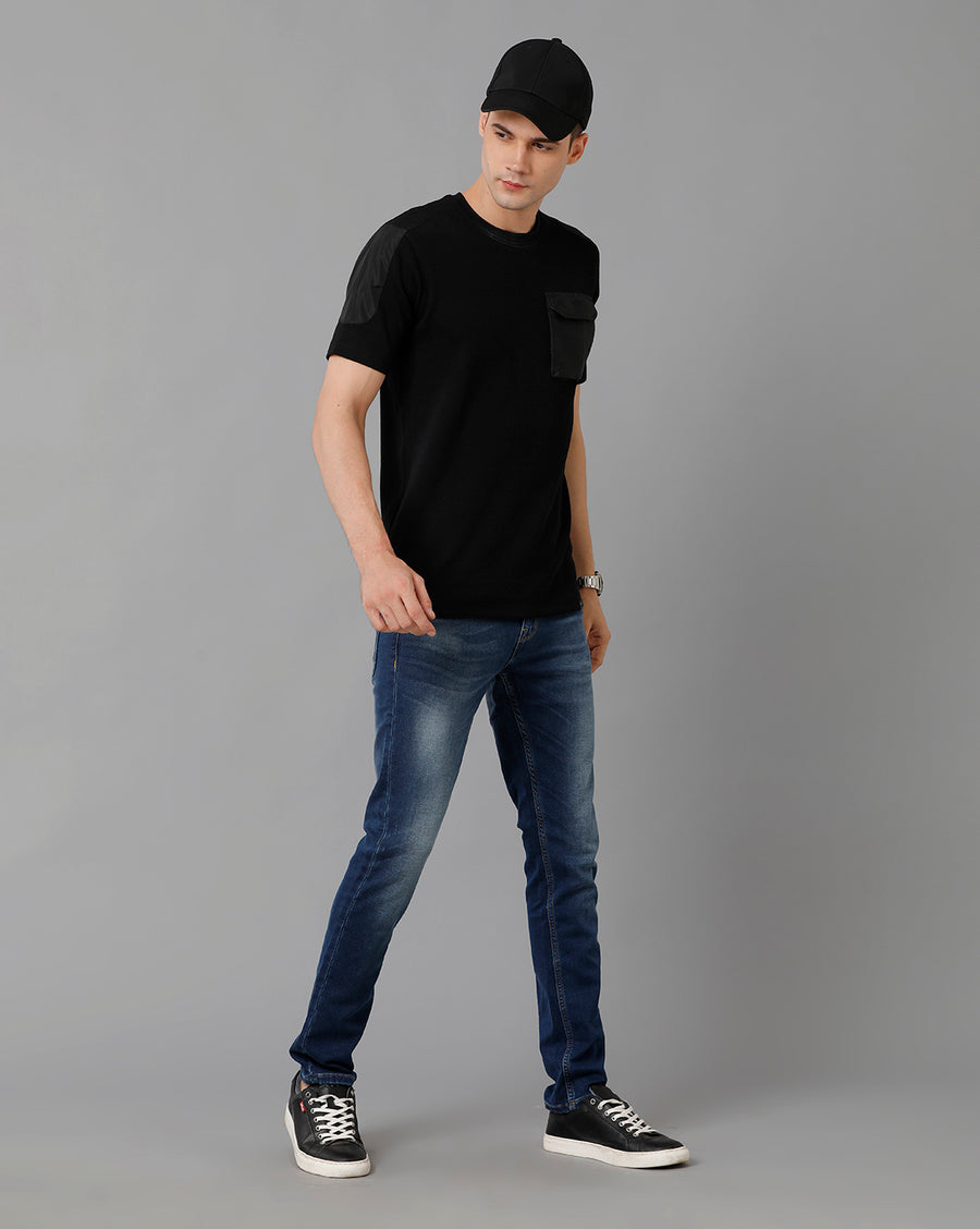 Voi Men Indigo Track Skinny Fit Jeans