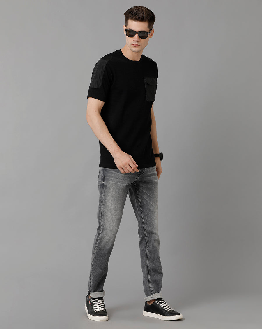 Men Skinny Fit Clean Look Heavy Fade Stretchable Jeans