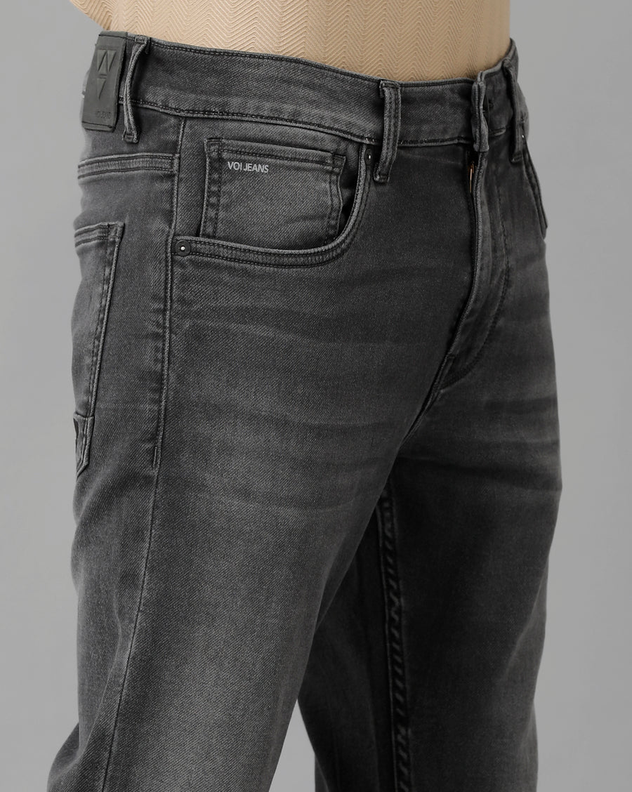 Black Track Cropped Skinny Fit Jeans