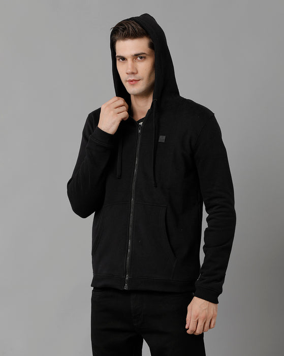 Voi Jeans Mens Regular Fit Mineral Black Sweatshirt