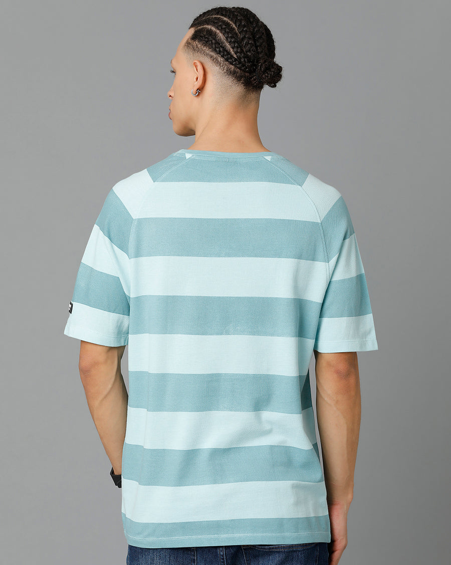 Voi Jeans Men Striped T-shirt