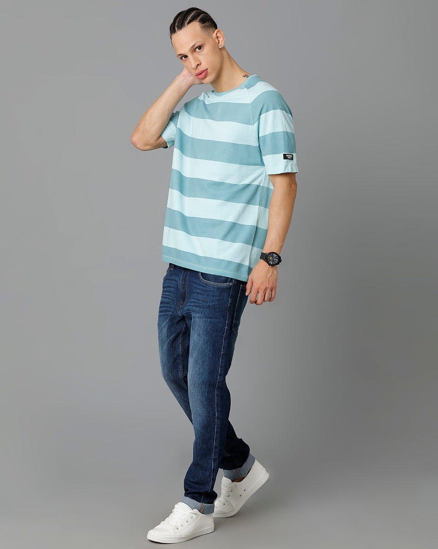 Voi Jeans Men Striped T-shirt