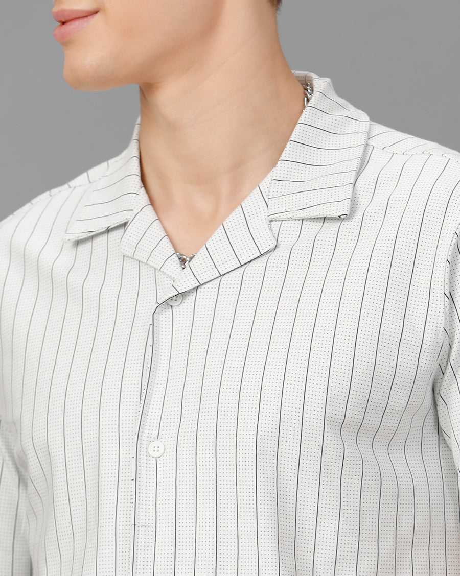 Beige Regular Fit Knit Shirt