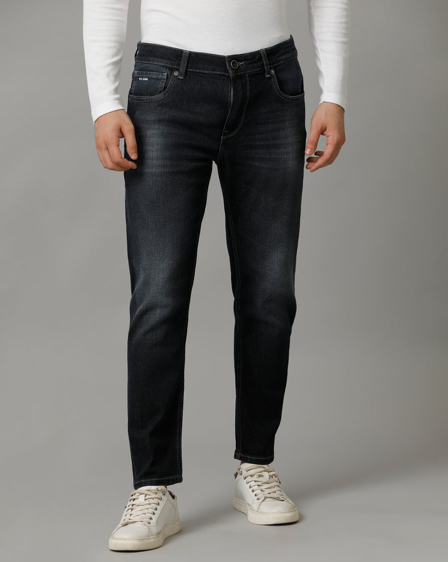 Indigo Track Cropped Skinny Fit Jeans