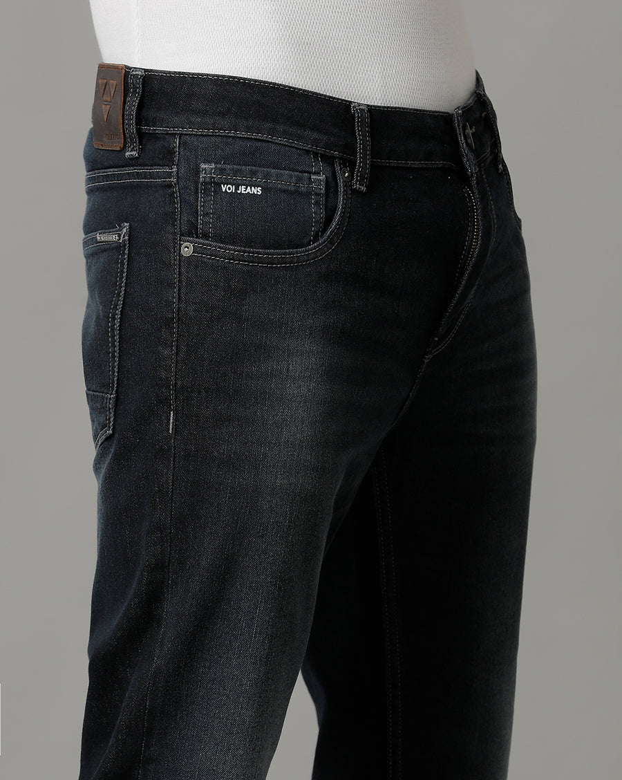 Indigo Track Cropped Skinny Fit Jeans