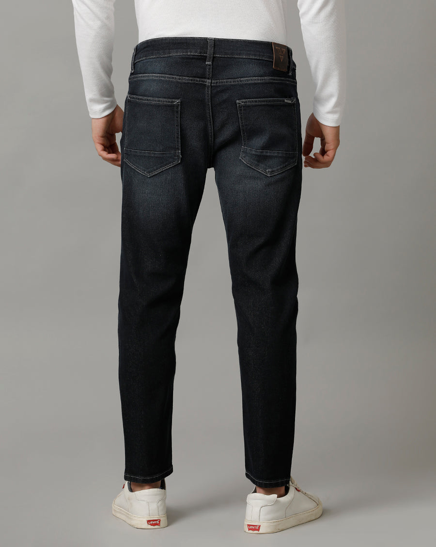 Indigo Track Cropped Skinny Fit Jeans