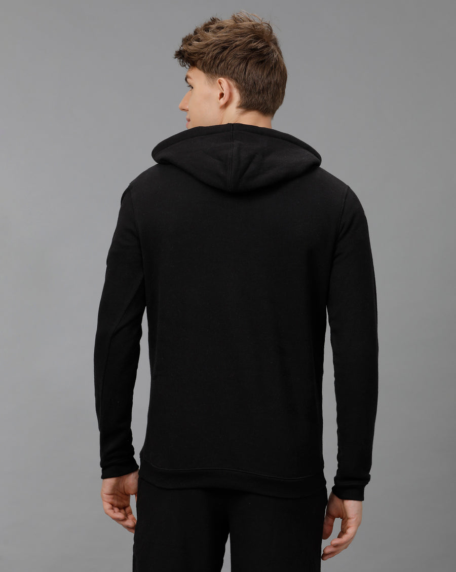 Mineral Black Regular Fit Sweat Shirt