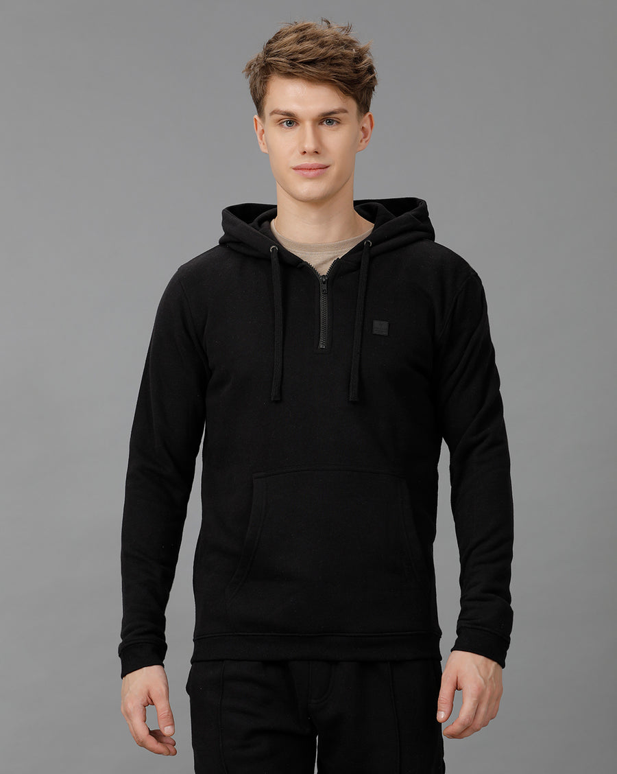 Mineral Black Regular Fit Sweat Shirt