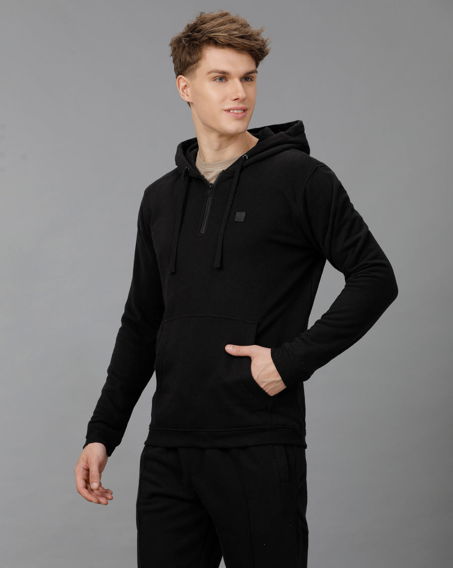 Mineral Black Regular Fit Sweat Shirt