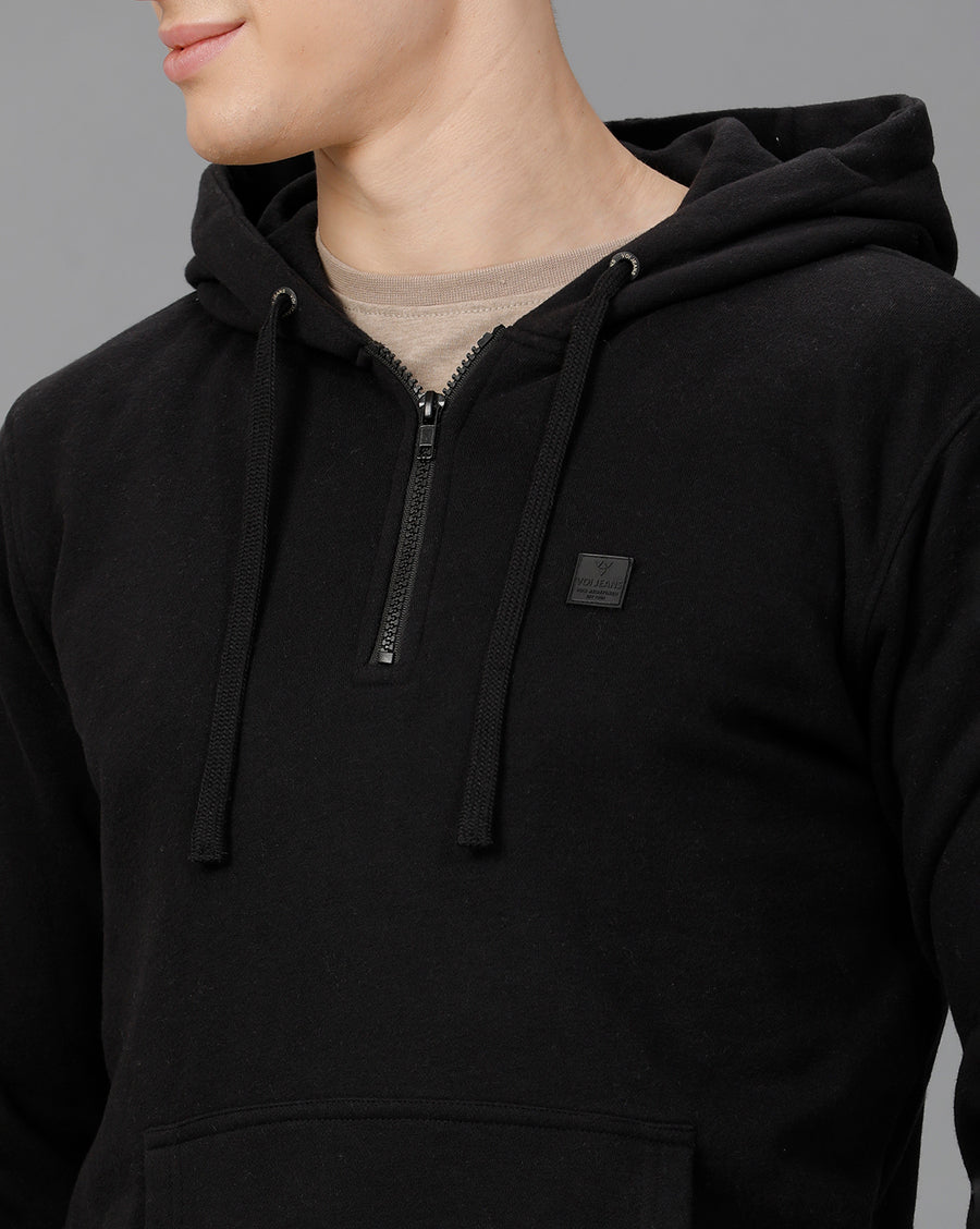 Mineral Black Regular Fit Sweat Shirt