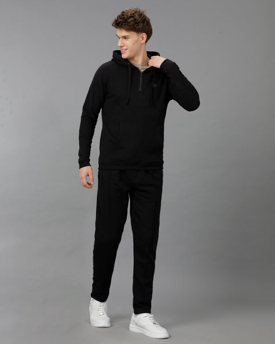 Mineral Black Regular Fit Sweat Shirt