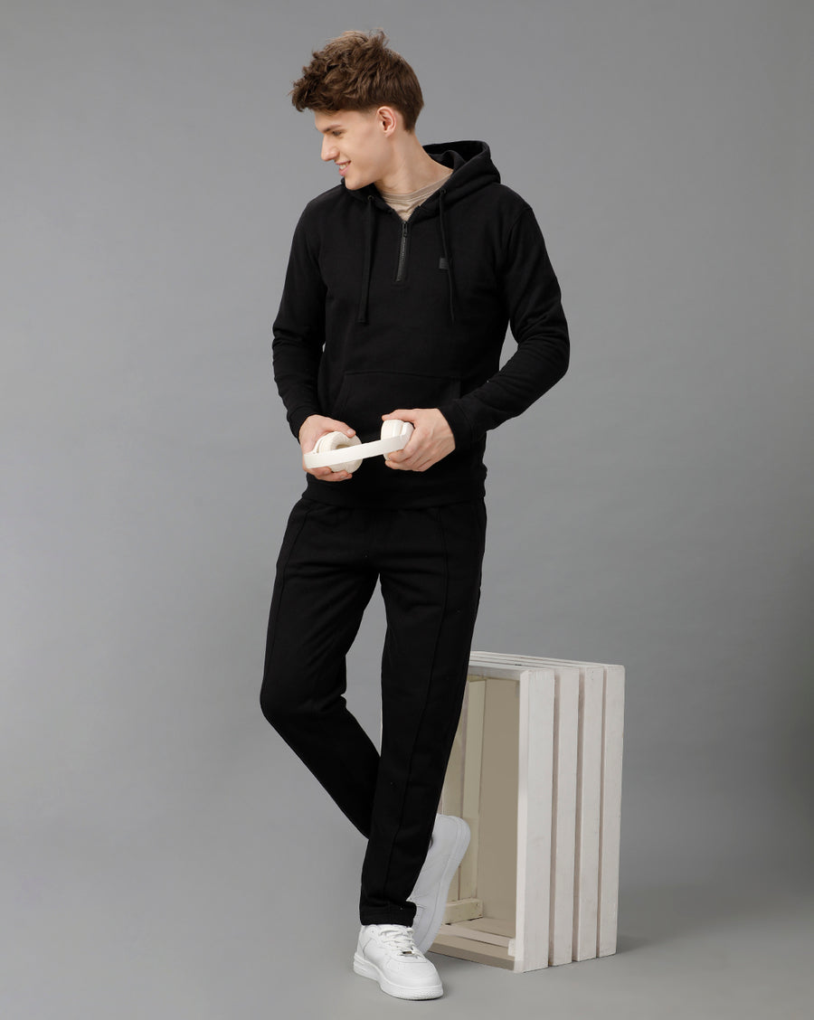 Mineral Black Regular Fit Sweat Shirt