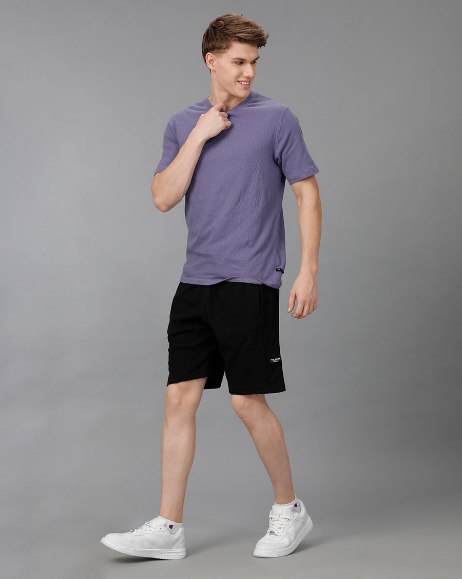 Jet Black Regular Fit Short