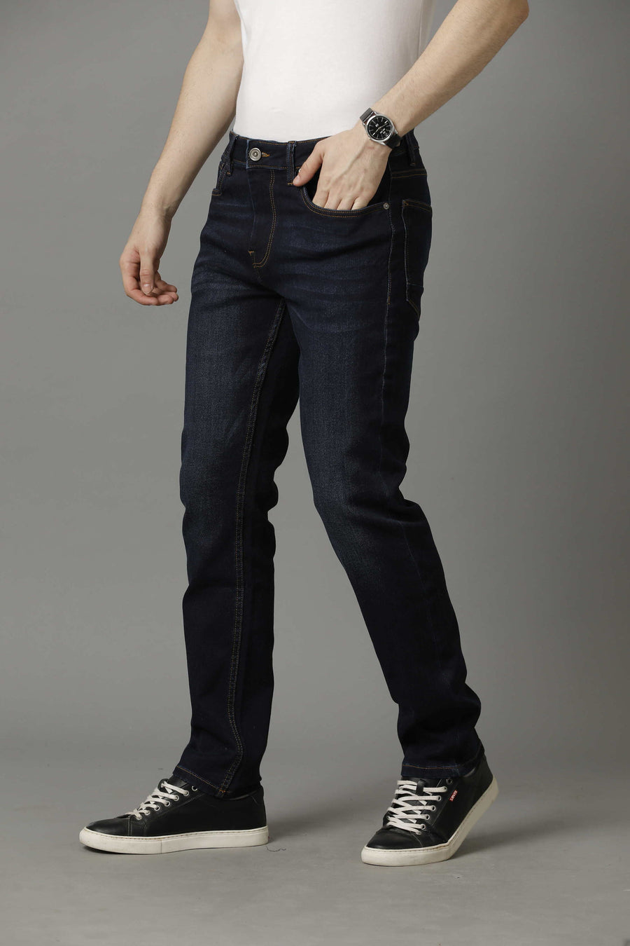 Dark Indigo Borris Slim Fit Jeans
