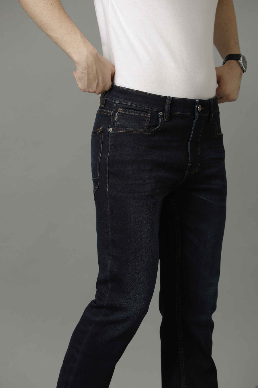 Dark Indigo Borris Slim Fit Jeans