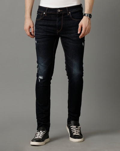 Indigo Track Skinny Jeans