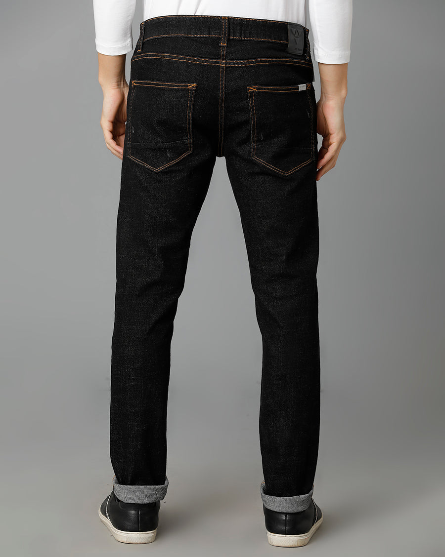 Black Track Skinny Jeans