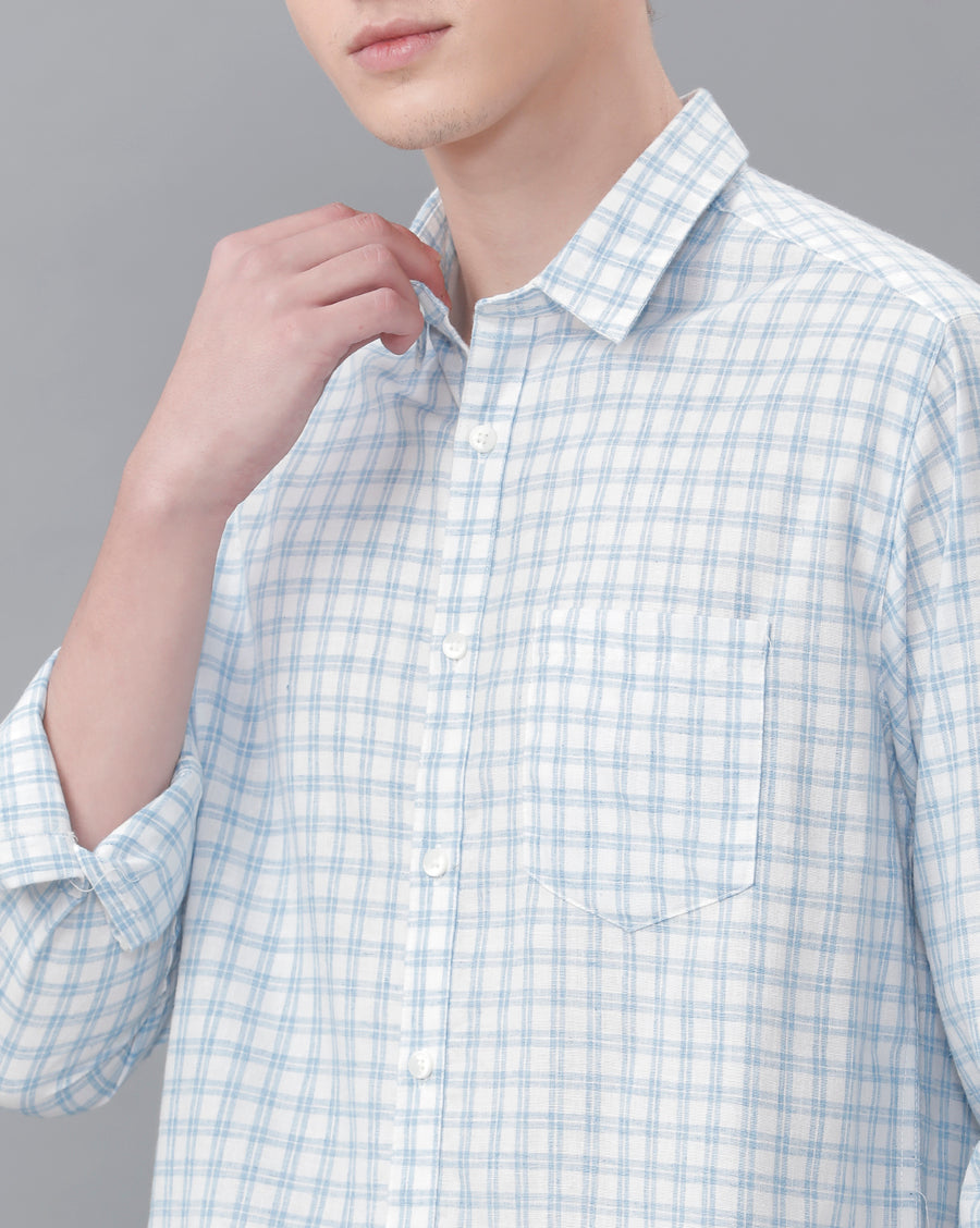 WHITE REGULAR FIT SHIRT