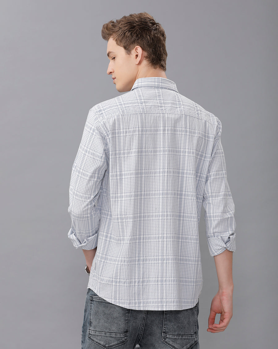 GREY REGULAR FIT SHIRT
