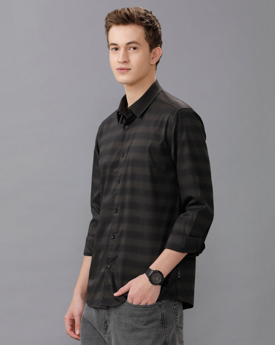 BLACK SLIM FIT SHIRT