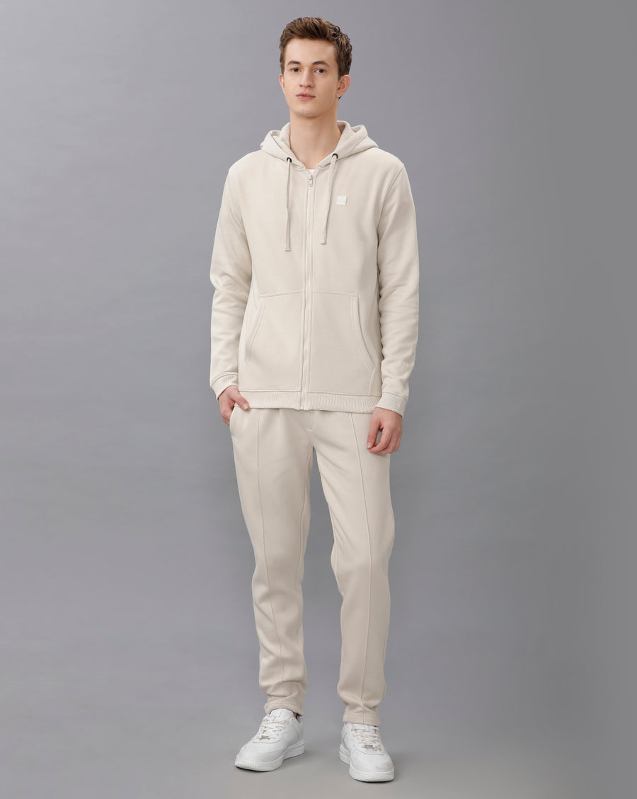 SAND KHAKI REGULAR FIT SWEATSHIRT