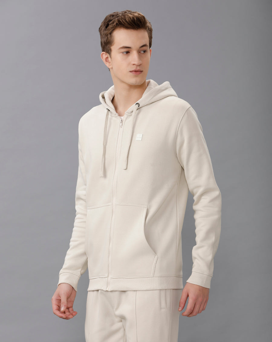 SAND KHAKI REGULAR FIT SWEATSHIRT