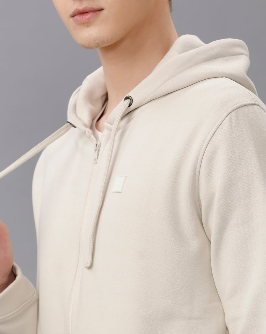 SAND KHAKI REGULAR FIT SWEATSHIRT