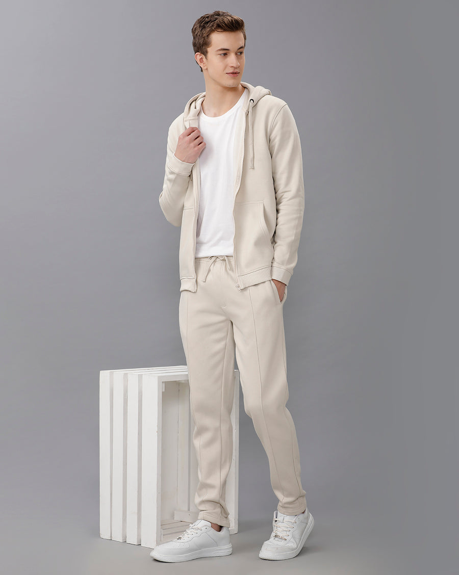 SAND KHAKI REGULAR FIT SWEATSHIRT