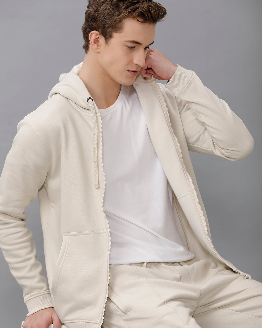 SAND KHAKI REGULAR FIT SWEATSHIRT
