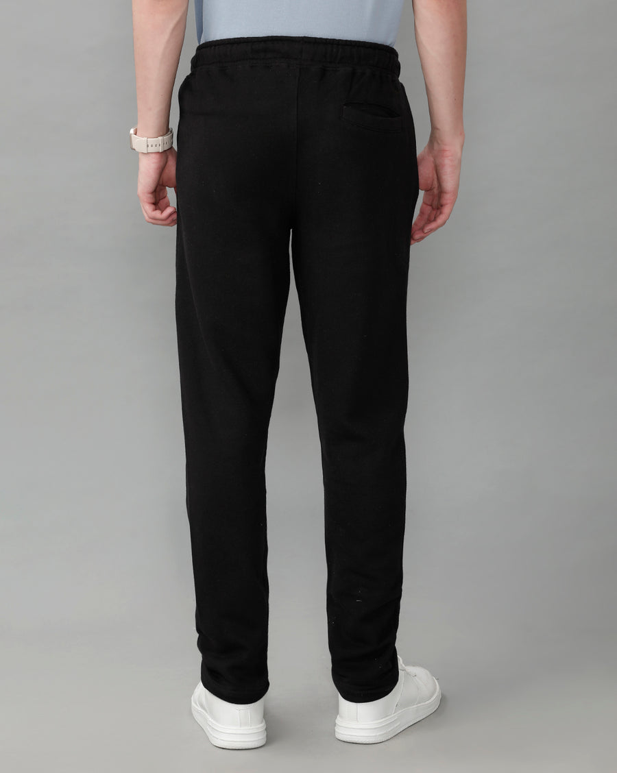 MINERAL BLACK REGULAR FIT TRACK PANTS