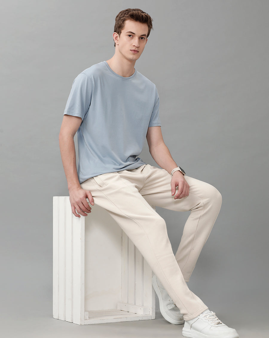 Sand Khaki Regular Fit Track Pant