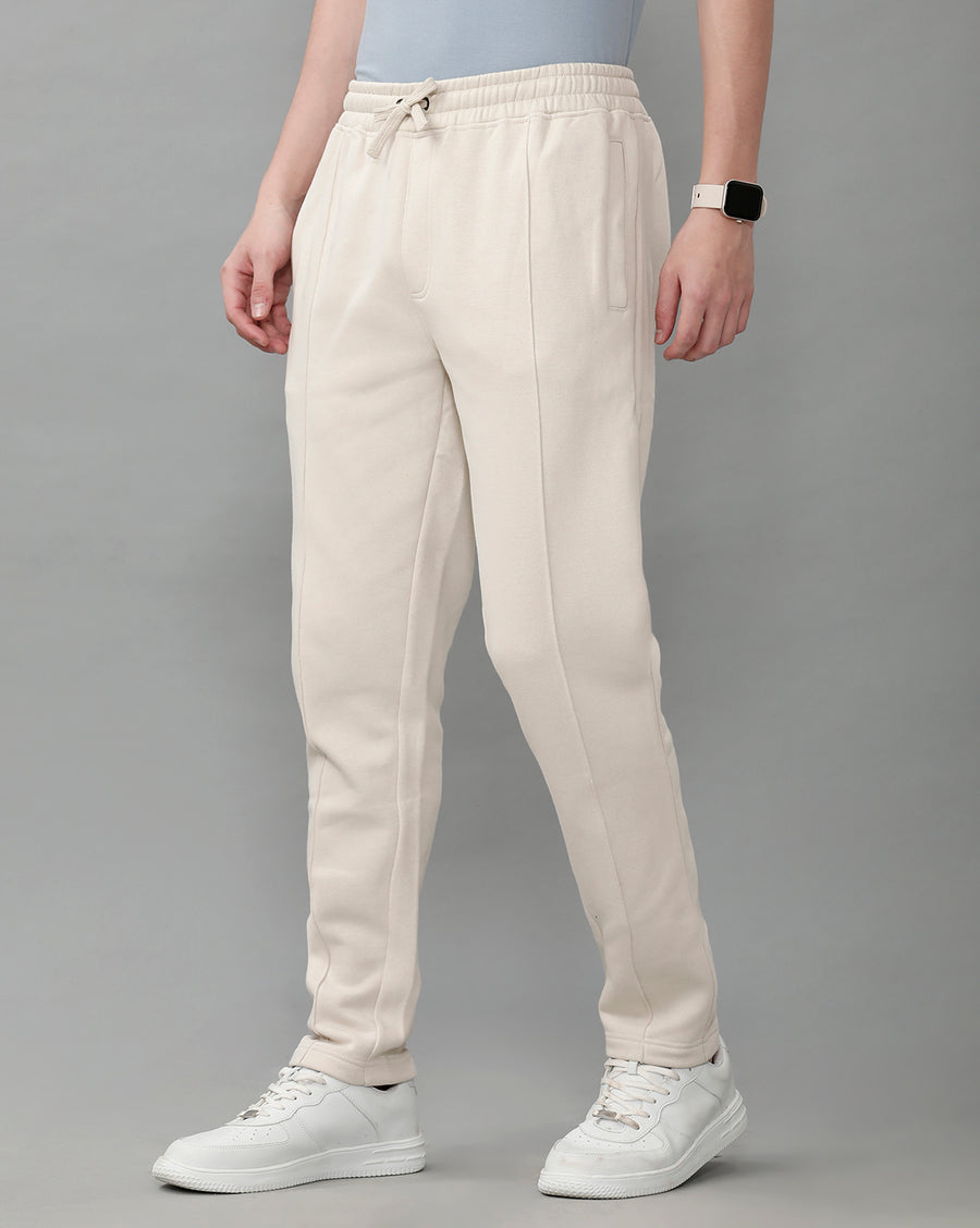 Sand Khaki Regular Fit Track Pant
