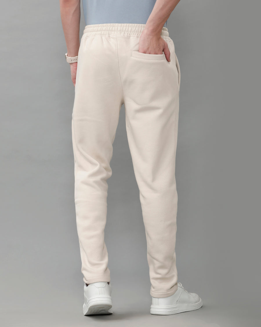 Sand Khaki Regular Fit Track Pant