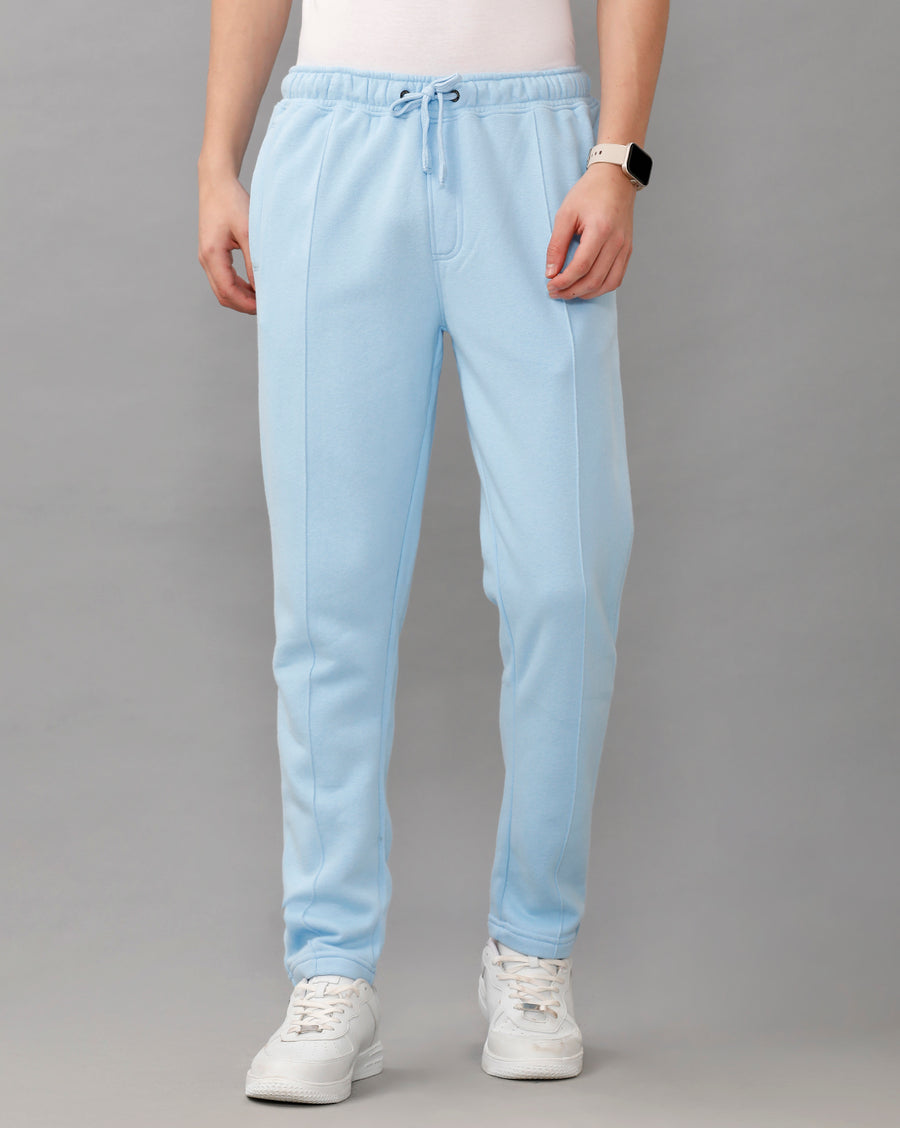 WILD FLOWER BLUE REGULAR FIT TRACK PANT