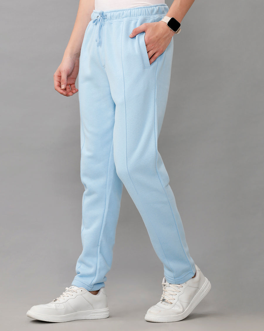 WILD FLOWER BLUE REGULAR FIT TRACK PANT