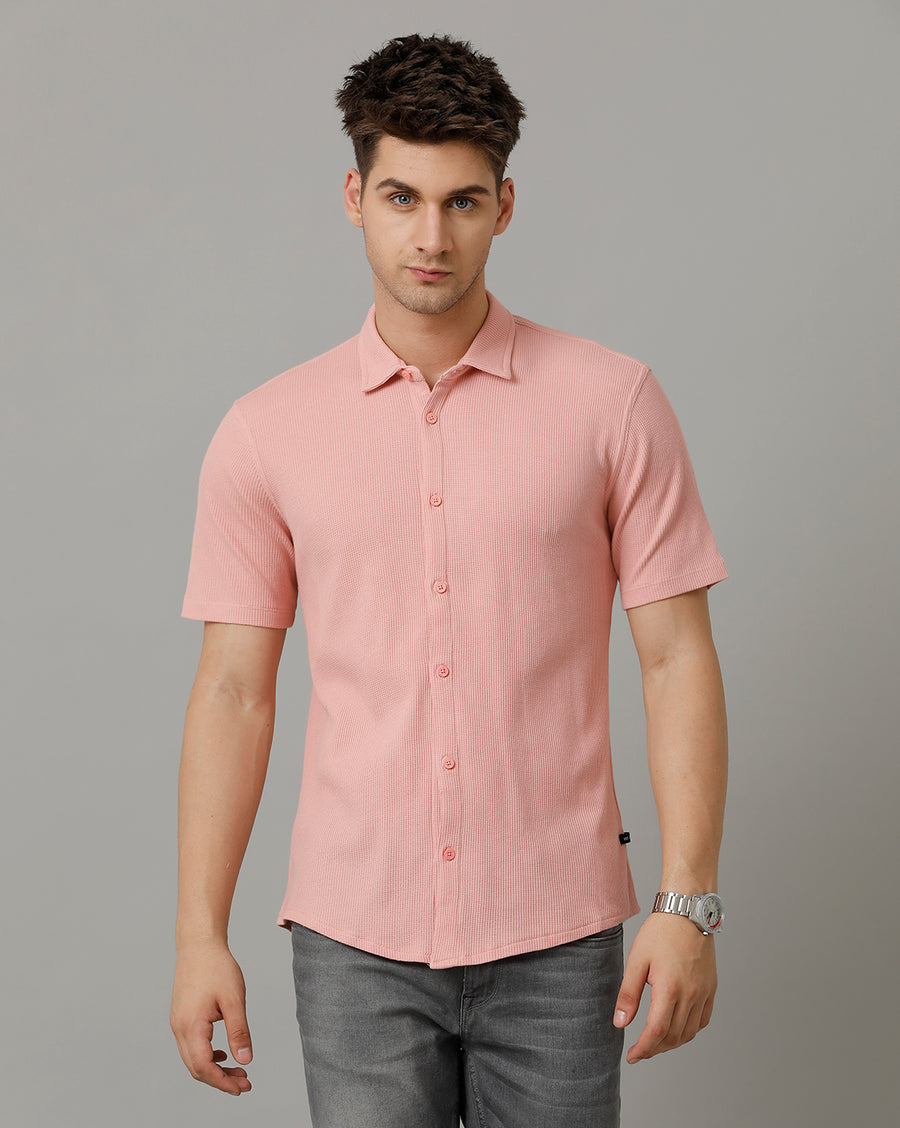 Bridal Rose Slim Fit Knit Shirt