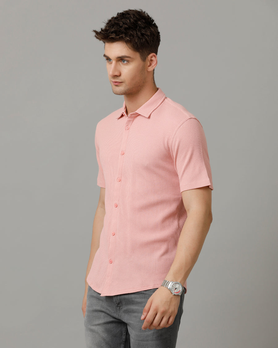 Bridal Rose Slim Fit Knit Shirt