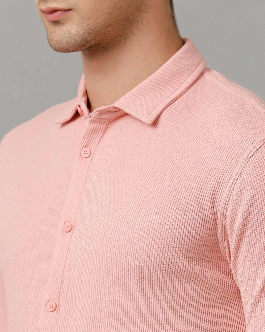 Bridal Rose Slim Fit Knit Shirt