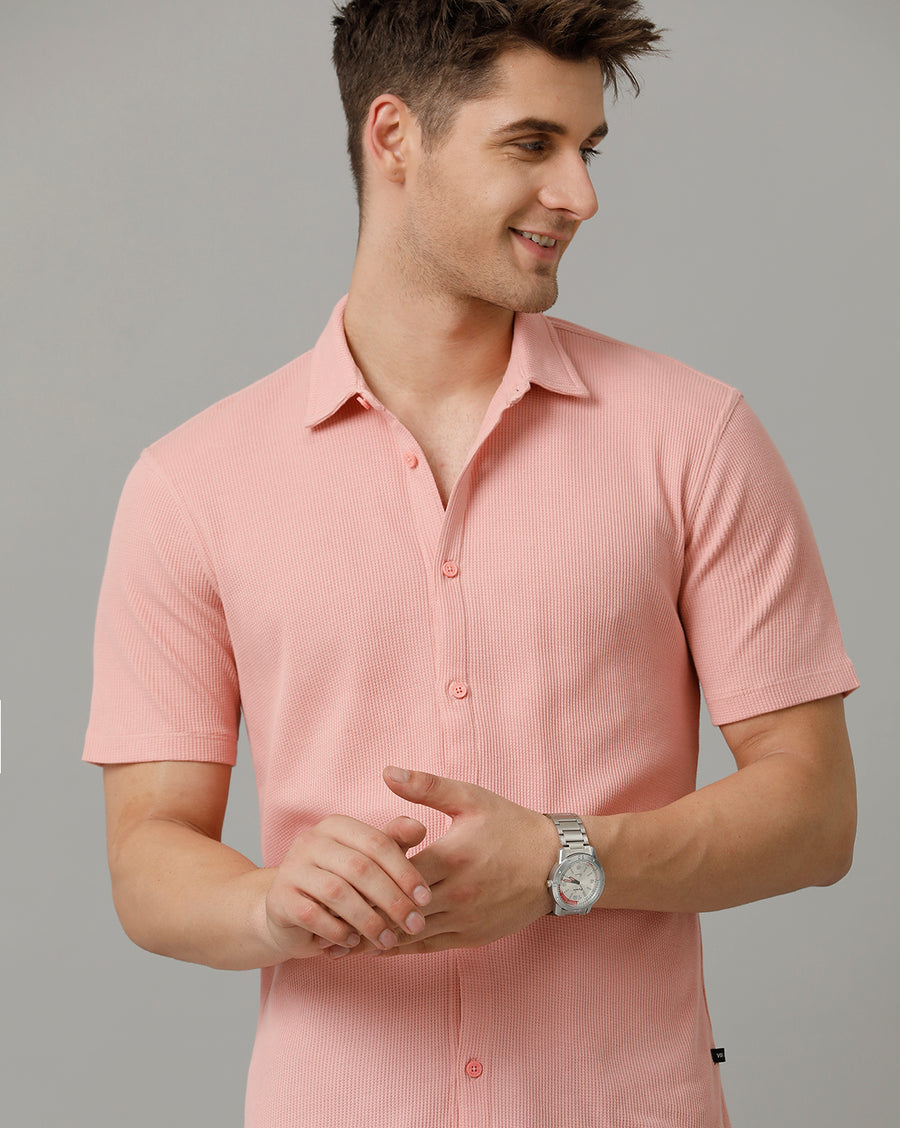 Bridal Rose Slim Fit Knit Shirt