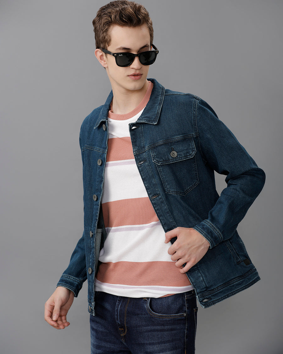 MAGNUM BLUE REGULAR FIT DENIM JACKET