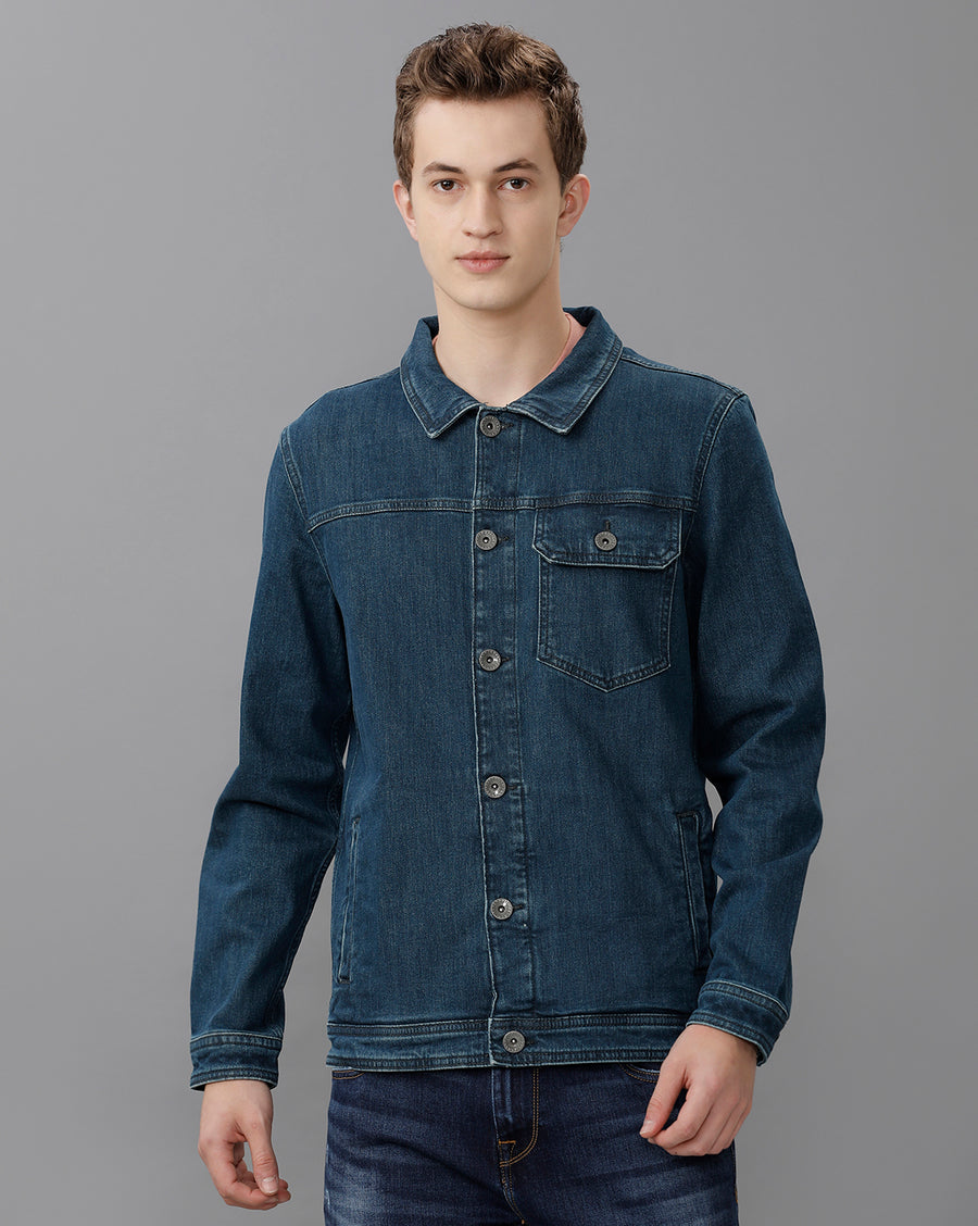 MAGNUM BLUE REGULAR FIT DENIM JACKET