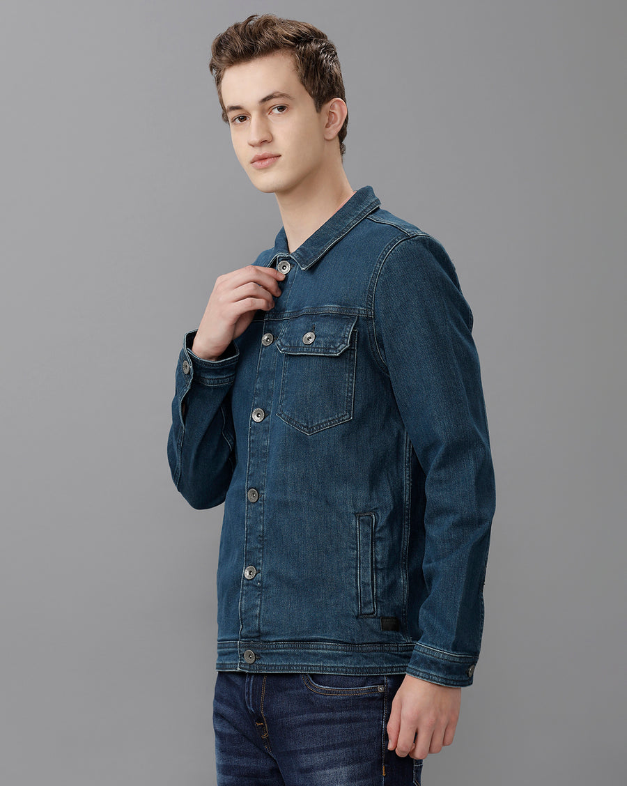 MAGNUM BLUE REGULAR FIT DENIM JACKET