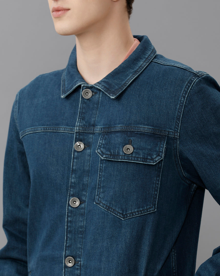 MAGNUM BLUE REGULAR FIT DENIM JACKET